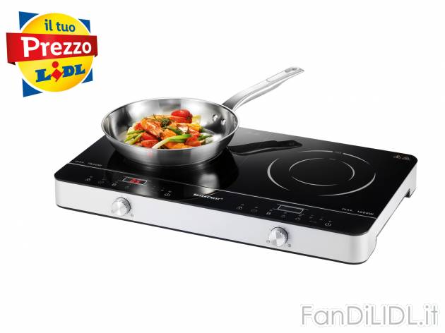 Doppia piastra ad induzione Silvercrest Kitchen Tools, prezzo 69.00 &#8364; ...