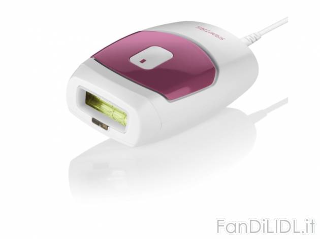 Epilatore a luce pulsata IPL Sanitas, prezzo 99,00 &#8364; per Alla confezione ...