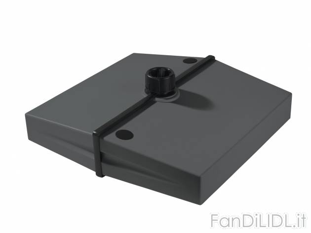 Base per ombrellone Florabest, prezzo 12.99 € 
- Con 5 adattatori per aste con ...
