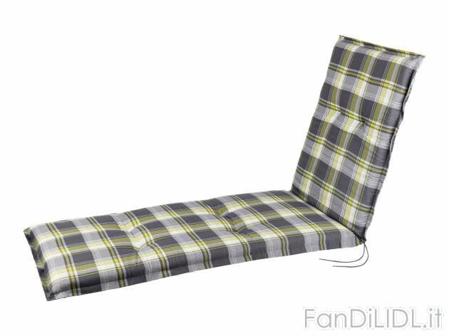 Cuscino per lettino sdraio Florabest, prezzo 19.99 &#8364; 
190 x 60 cm 
- Nastro ...