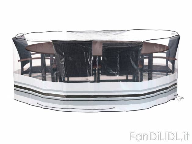 Telo protettivo per tavolo o lettino da giardino Florabest, prezzo 6.99 € 
- ...