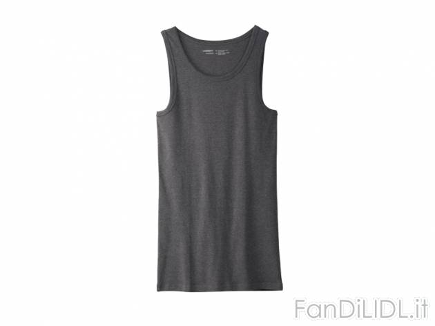 Canotta da uomo Livergy, prezzo 7,99 &#8364; per Alla confezione 
- Misure: ...
