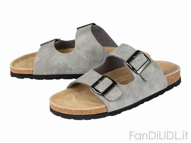 Ciabatte da uomo Livergy, prezzo 6.99 € 
Misure: 41-46 
- Vestibilità perfetta ...