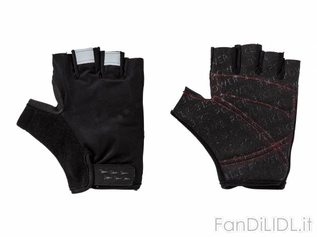 Guanti da ciclista per uomo Crivit, prezzo 3.99 &#8364; 
Misure: 7-9,5 
- Palmo ...