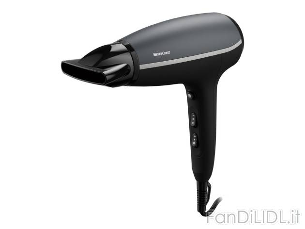 Asciugacapelli , prezzo 17.99 EUR 
Asciugacapelli 
- Tecnologia agli ioni
- Diffusore ...