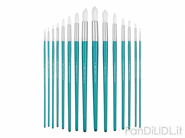 Set pennelli Crelando, prezzo 6.99 &#8364; 
12 o 15 pezzi 
- Impugnatura in ...