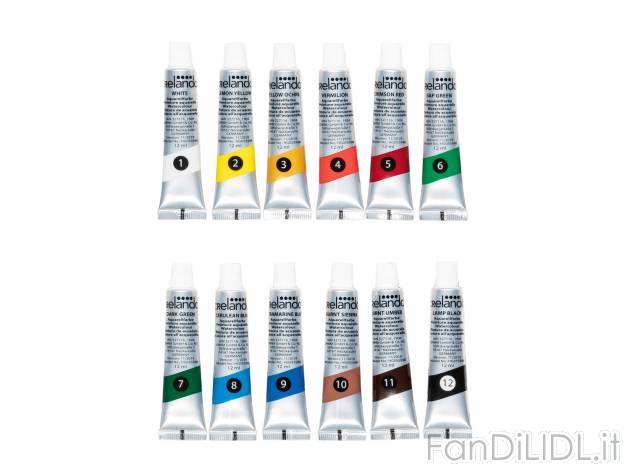 Set colori o gessetti Crelando, prezzo 2.99 &#8364; 
12 o 25 pezzi 
- Colori ...