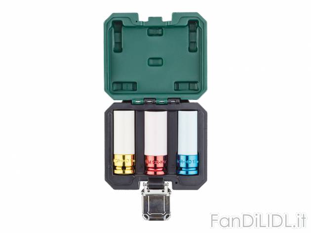 Chiavi a bussola per avvitatore a percussione Parkside, prezzo 12.99 € 
- Set ...