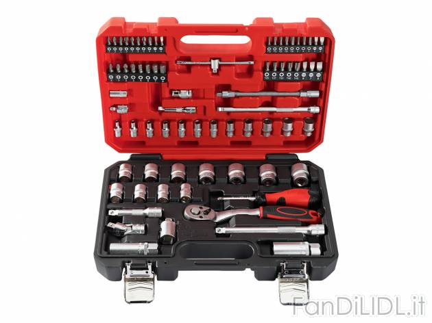 Set chiavi a bussola Powerfix, prezzo 39.99 € 
74 pezzi 
- In acciaio al cromo ...