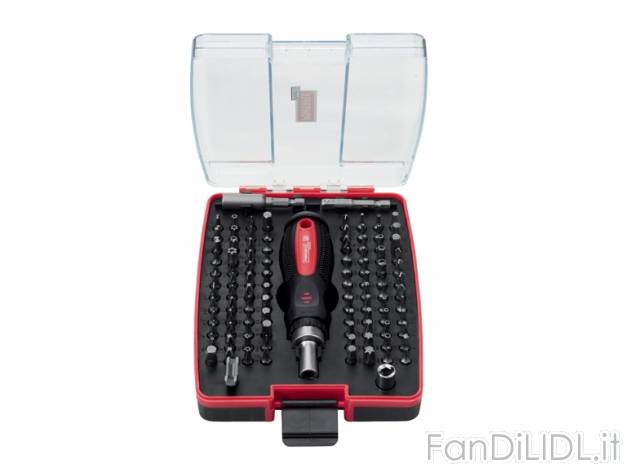 Set cacciavite portainserti a cricco Powerfix, prezzo 9,99 &#8364; per Al set ...