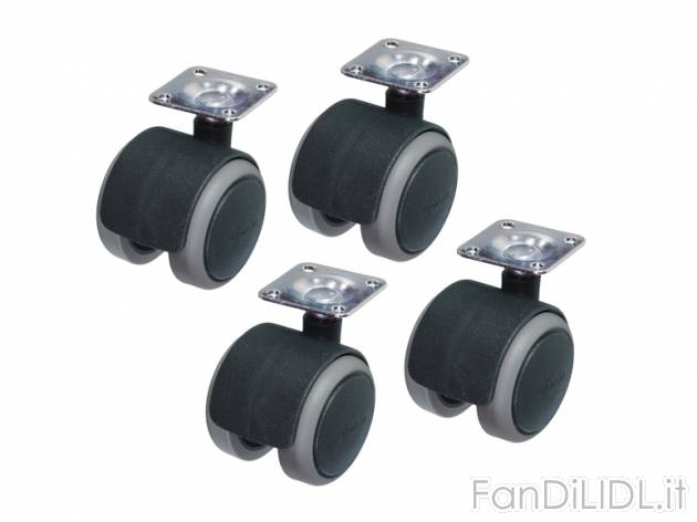 Set rotelle per mobili Powerfix, prezzo 5,99 &#8364; per Al set 
- A scelta ...