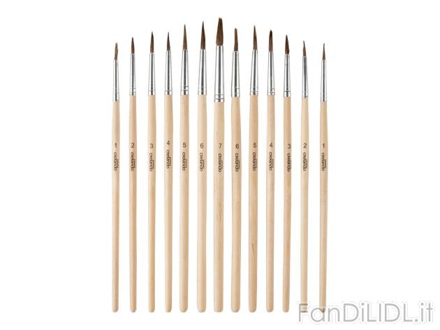 Set pennelli , prezzo 2.99 EUR 
Set pennelli 13 pezzi 
- Con setole naturali e manico ...