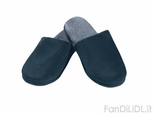 Pantofole da uomo Livergy, prezzo 3,99 &#8364; per Al paio 
-      Misure: 40-45