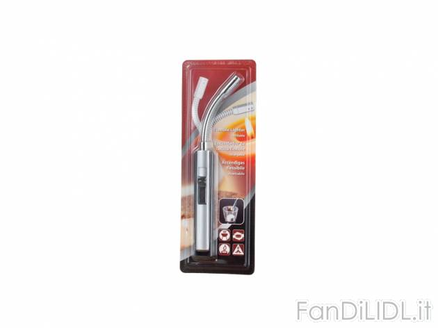 Accendigas , prezzo 2,99 &#8364; per Alla confezione 
- Flessibile e ricaricabile ...