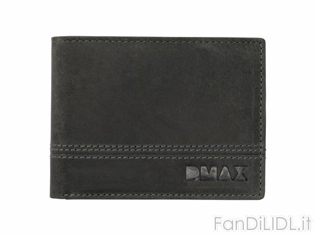 Portafoglio DMAX Dmax, prezzo 9.99 €  
In cuoio
Caratteristiche