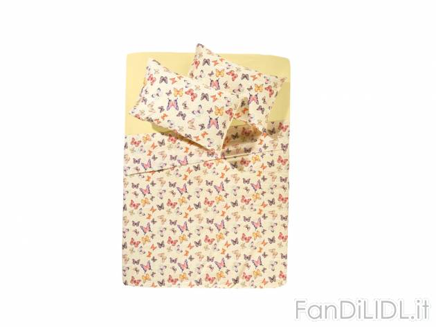 Completo lenzuola , prezzo 14.99 € per Alla confezione 
- In puro cotone
- ...