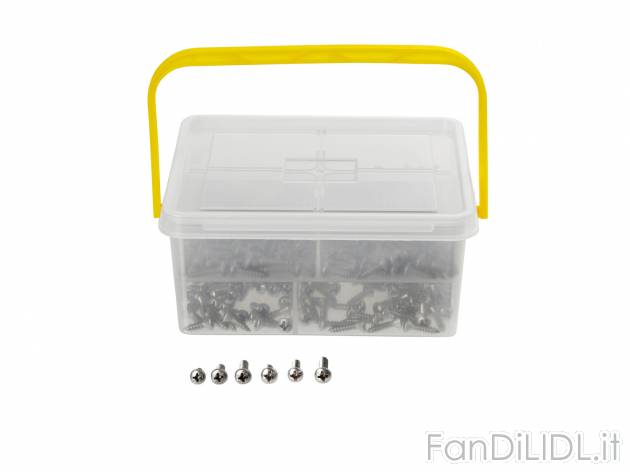 Viti in acciaio Powerfix, prezzo 6.99 €  
320 o 60 pezzi
Caratteristiche

- VPA-5891
