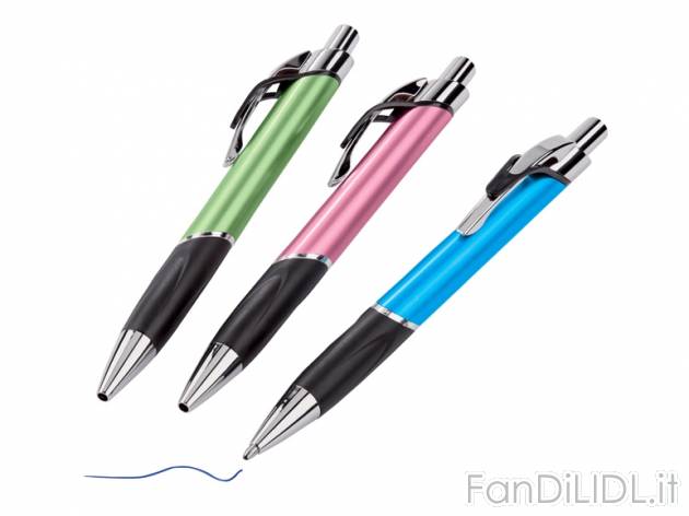 Penne a sfera in metallo United Office, prezzo 2,99 &#8364; per Alla confezione ...