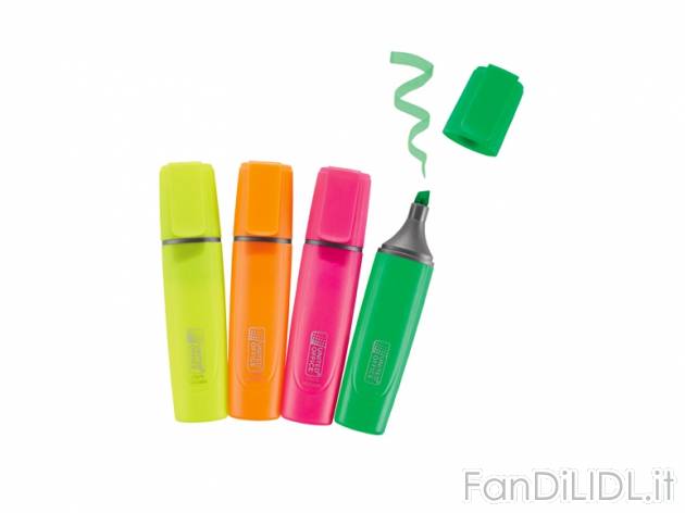 Evidenziatori United Office, prezzo 0,99 &#8364; per Alla confezione 
- Per ...