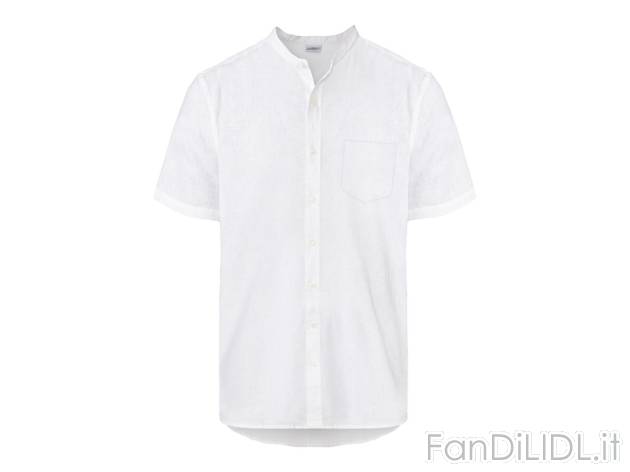 Camicia in lino a maniche corte da uomo , prezzo 9.99 EUR