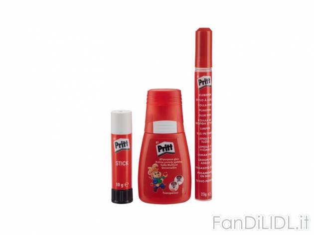 Set colla , prezzo 2,49 &#8364; per Al set 
- Include 
- -Colla stick 10 g 
- ...