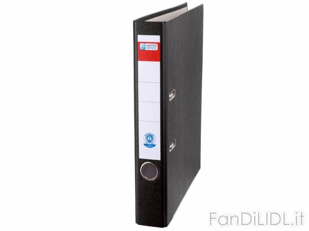 Raccoglitore A4 stretto United Office, prezzo 1,49 &#8364; per Alla confezione ...
