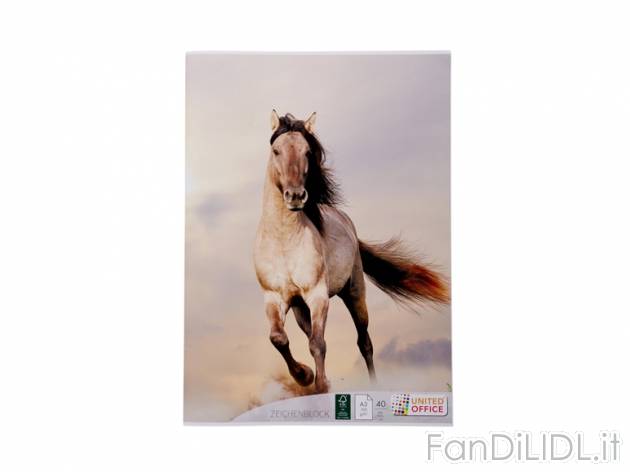 Blocco da disegno A3 , prezzo 0,99 &#8364; per Alla confezione 
- 100 g/m&sup2; ...