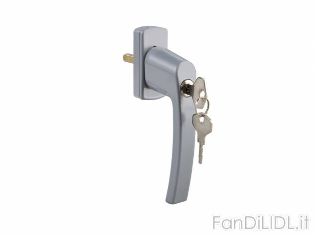 Maniglia per finestra , prezzo 3.99 € 
- Con serratura a cilindro
- 2 chiavi ...
