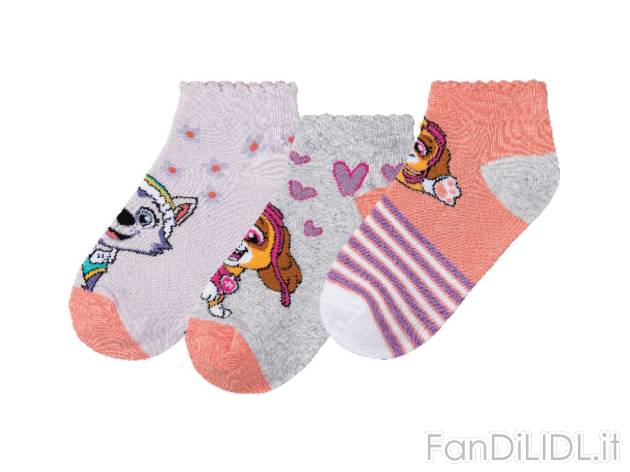 Calzini da bambina Barbie, Paw Patrol, , prezzo 3.99 EUR