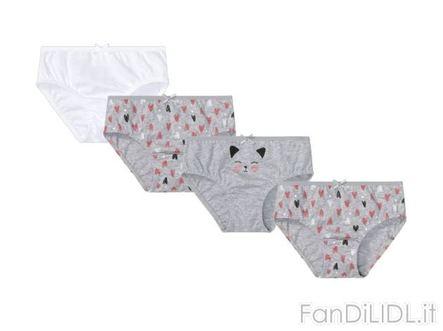 Slip da bambina , prezzo 6.99 EUR 
Slip da bambina 4 pezzi, Misure: 1-6 anni 
- ...