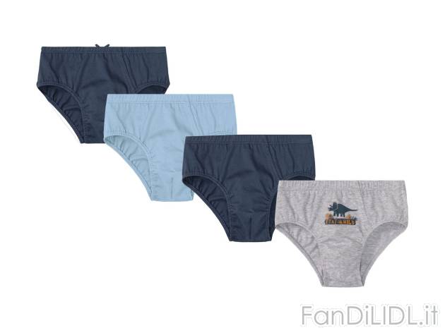 Slip da bambino , prezzo 6.99 EUR 
Slip da bambino 4 pezzi, Misure: 1-6 anni 
- ...
