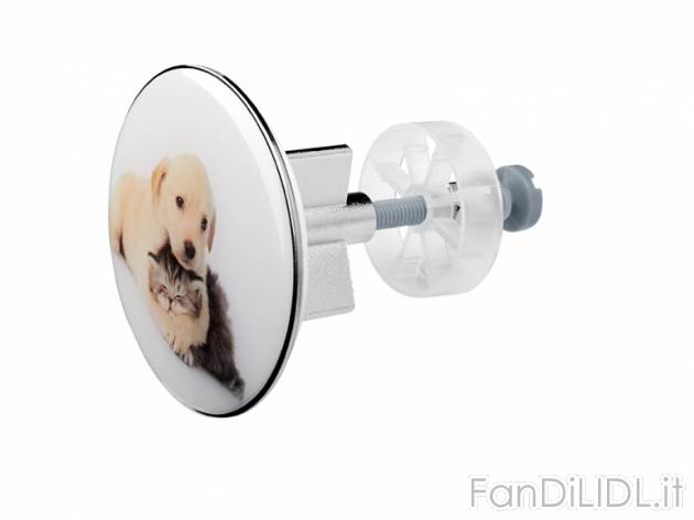 Tappo decorativo per lavabo Miomare, prezzo 3,99 &#8364; per Alla confezione ...