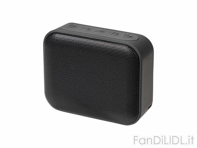 Altoparlante Bluetooth Silvercrest, prezzo 12.99 € 
- Funzione True Wireless ...