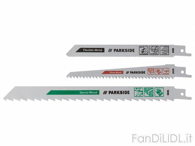 Lame per seghetto elettrico Parkside, prezzo 3.99 €  
3 pezzi
Caratteristiche