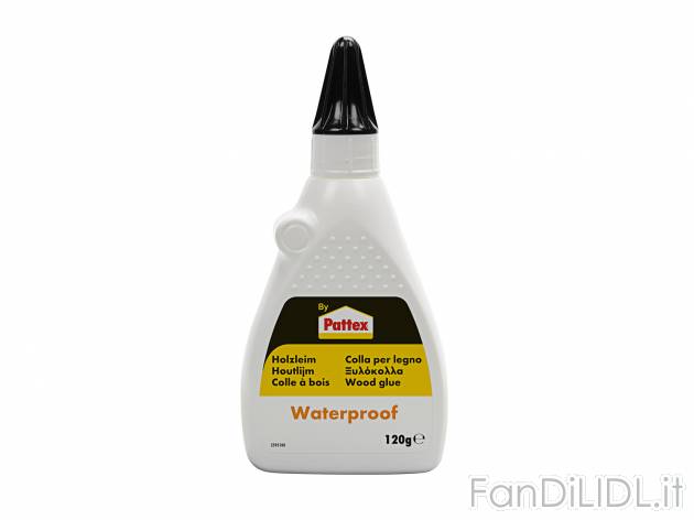 Adesivo a contatto, colla per legno o per montaggio Pattex, prezzo 1.99 € 

Caratteristiche ...