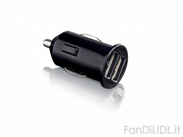 Adattatore triplo con porta USB, cavo di prolunga o caricabatterie USB per auto ...