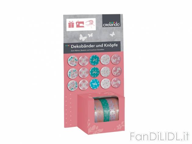 Set per bricolage con tessuti , prezzo 3,99 &#8364; per Al set 
A scelta tra ...