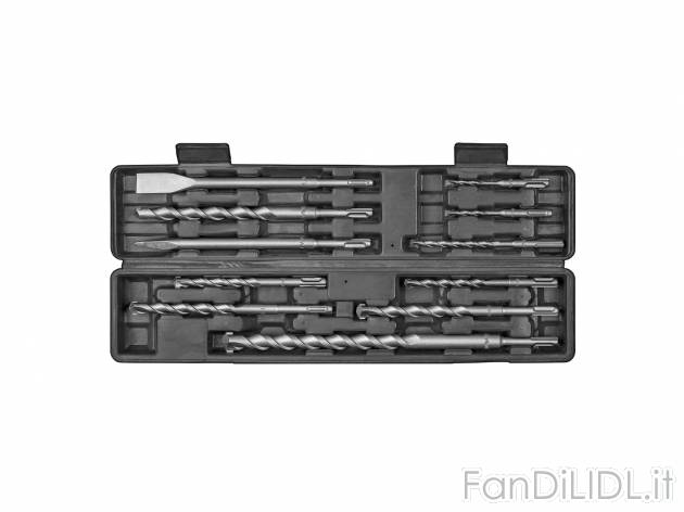 Set punte o set punte e scalpelli per trapano a percussione Parkside, prezzo 12.99 ...