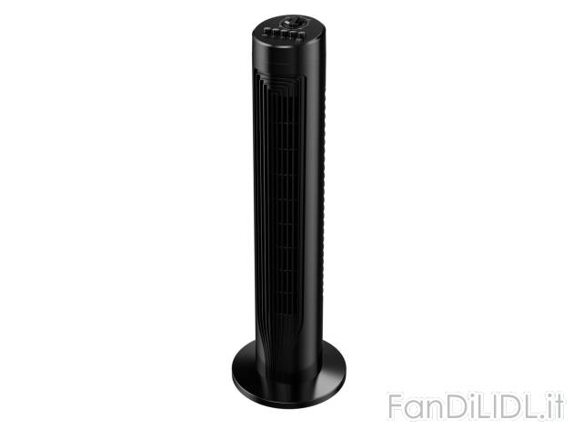 Ventilatore a torre , prezzo 29.99 EUR 
Ventilatore a torre 
- Oscillazione a 90&deg; ...