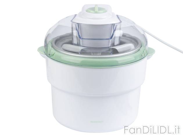 Gelatiera , prezzo 24.99 EUR 
Gelatiera 
- Per preparare 1 L di gelato o sorbetto
- ...