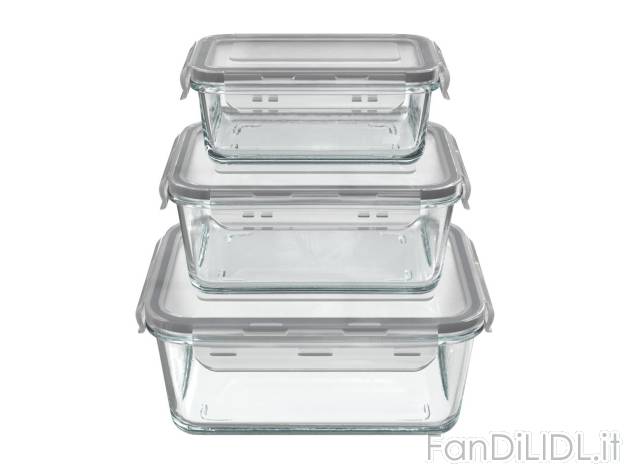 Contenitori salvafreschezza in vetro , prezzo 9,99 EUR 
Contenitori salvafreschezza ...