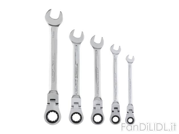 Set chiavi combinate , prezzo 14.99 EUR 
Set chiavi combinate 5 pezzi 
- In acciaio ...