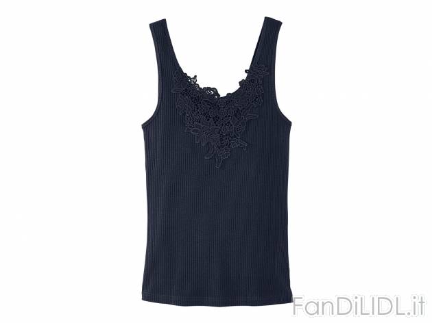 Canotta da donna con pizzo , prezzo 4.99 &#8364; per Alla confezione