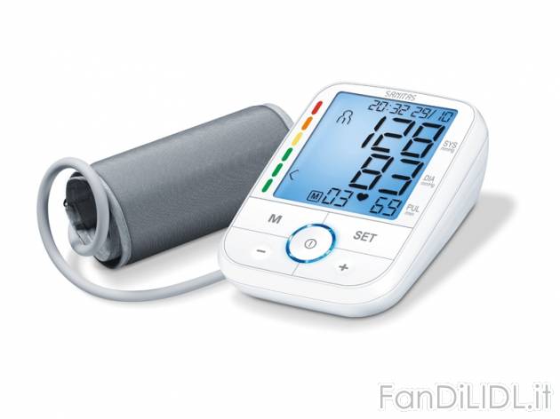 Misuratore di pressione da braccio Sanitas, prezzo 24,99 &#8364; per Alla confezione ...