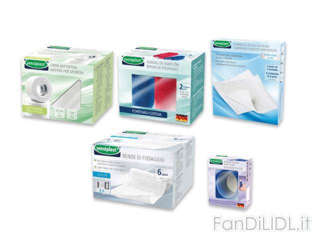 Bendaggi o garze sterili per medicazione Sensiplast, prezzo 2,99 &#8364; per ...