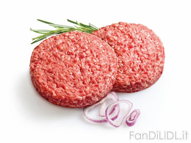 Hamburger di scottona , prezzo 1.59 €  
-  Teneri e veloci da preparare