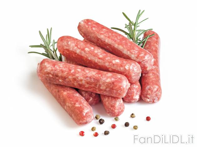 Salsiccette con vitello , prezzo 2.49 €  
-  Piccole e gustose