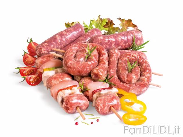 Grigliata mista di suino e pollo , prezzo 6.29 € 
- Un perfetto mix per una grigliata ...
