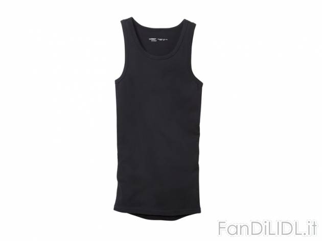 Canotta da uomo Livergy, prezzo 7,99 &#8364; per Alla confezione 
- Misure: ...