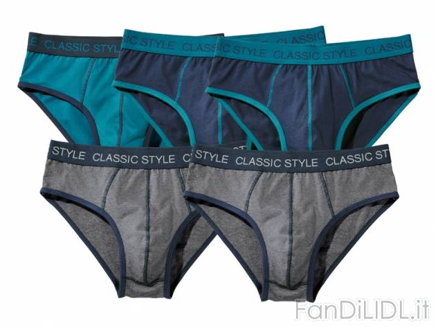 Slip da uomo Livergy, prezzo 7,99 &#8364; per Alla confezione 
- Misure: S-XL ...